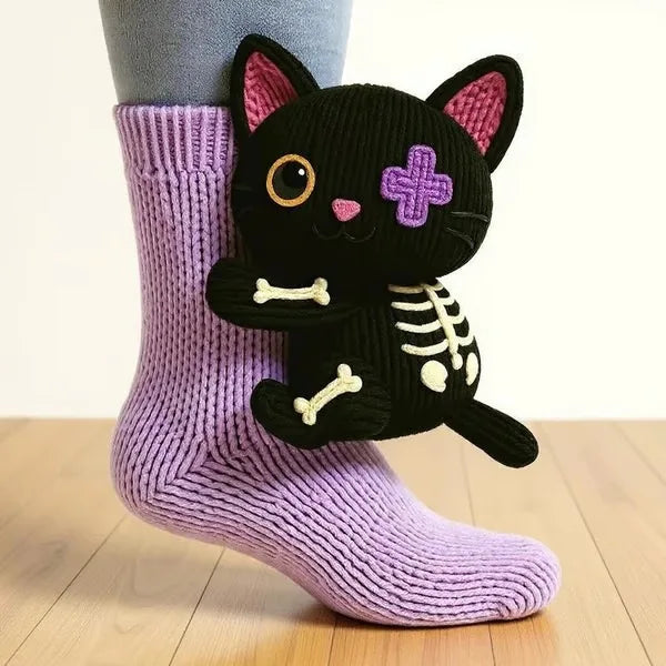 Animal 3D Socks – Kawaii, Cozy Socks Perfect for Cute Daily Wear & Holiday Gifting, Christmas Present