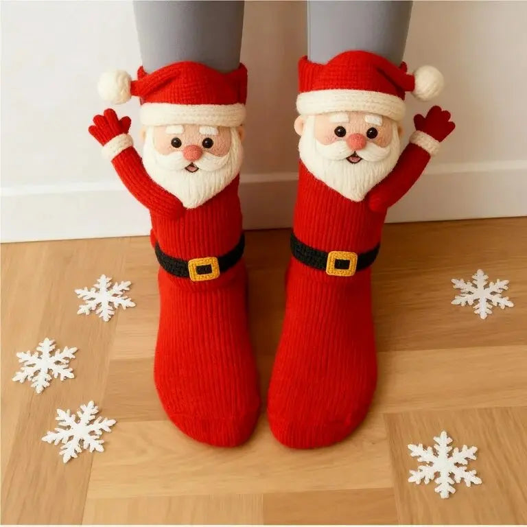 Animal 3D Socks – Cute, Kawaii, and Cozy Novelty Socks for Everyday Comfort Christmas Gift Santa Socks